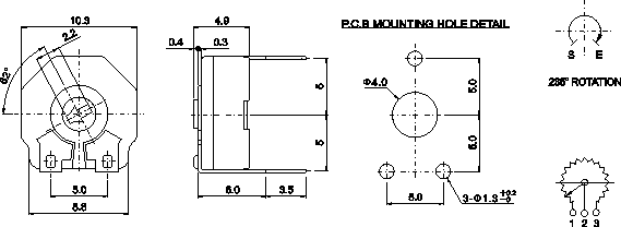 ̨ƷRPϵеλ-RP10-30-Sߴͼ