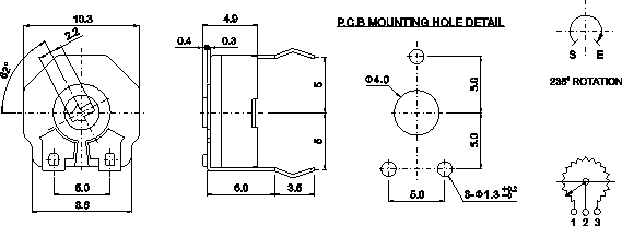 ̨ƷRPϵеλ-RP10-30A-Sߴͼ