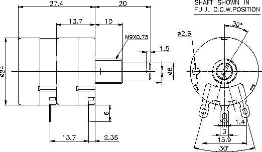 ¿ϵеλ-RV24YNߴͼ