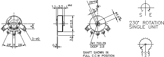 תʽλR121-10ߴͼ