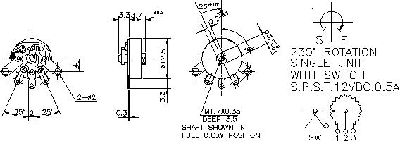 תʽλR121S-10ߴͼ