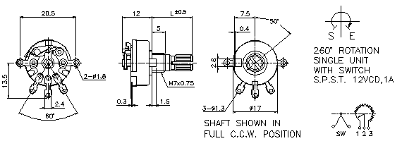 תʽλR170S-10ߴͼ