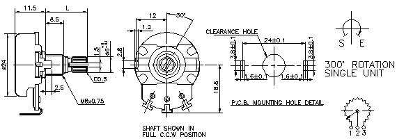 תʽλR24A-10ߴͼ