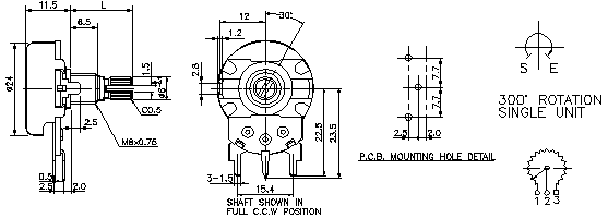 תʽλR24A-22ߴͼ