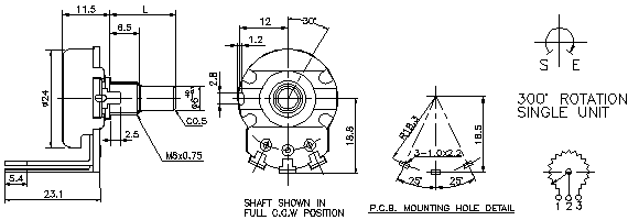 תʽλR24A-40ߴͼ