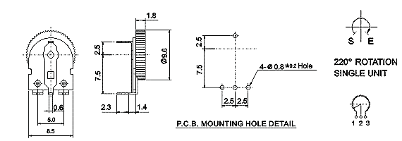 תʽλR851B-1.8Aߴͼ