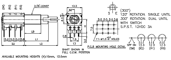 תʽλT12DS-20ߴͼ